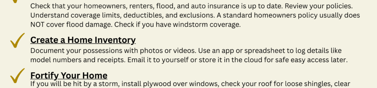 Hurricane Season is Coming!