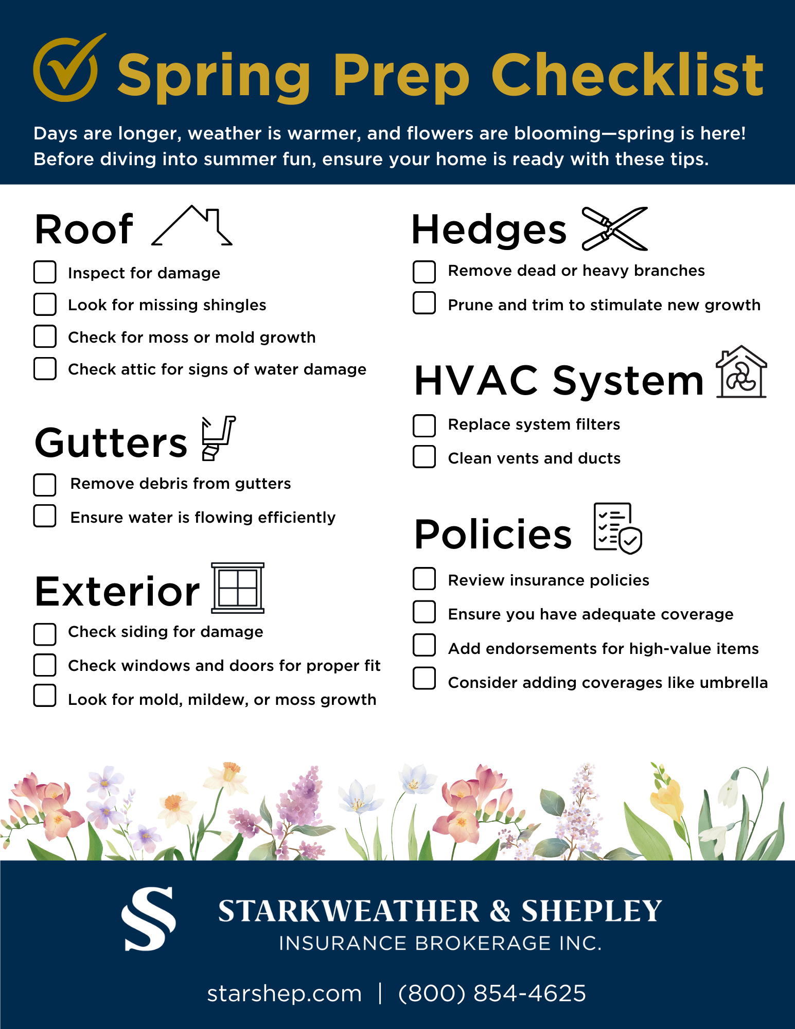 Home Insurance Checklist